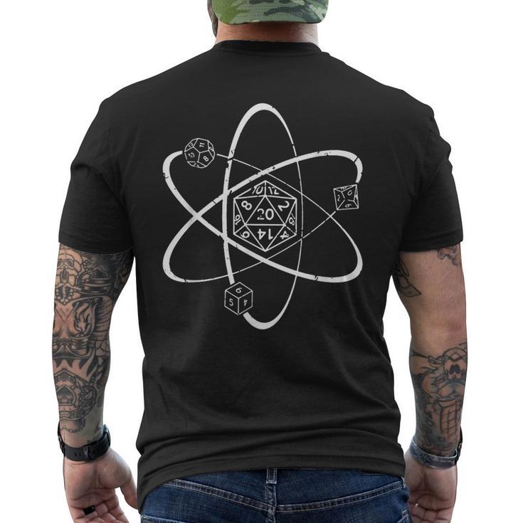 Rpg Jeu De Dés 20 Faces T-shirt imprimé au dos