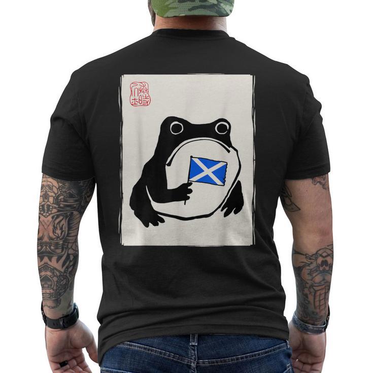 Schottische Flagge Herren Damen Kinderchottland T-Shirt mit Rückendruck