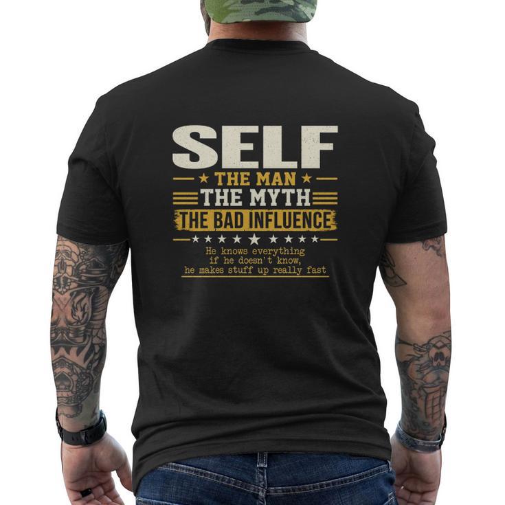 Self Shirt The Perfect Name Men's T-shirt Back Print