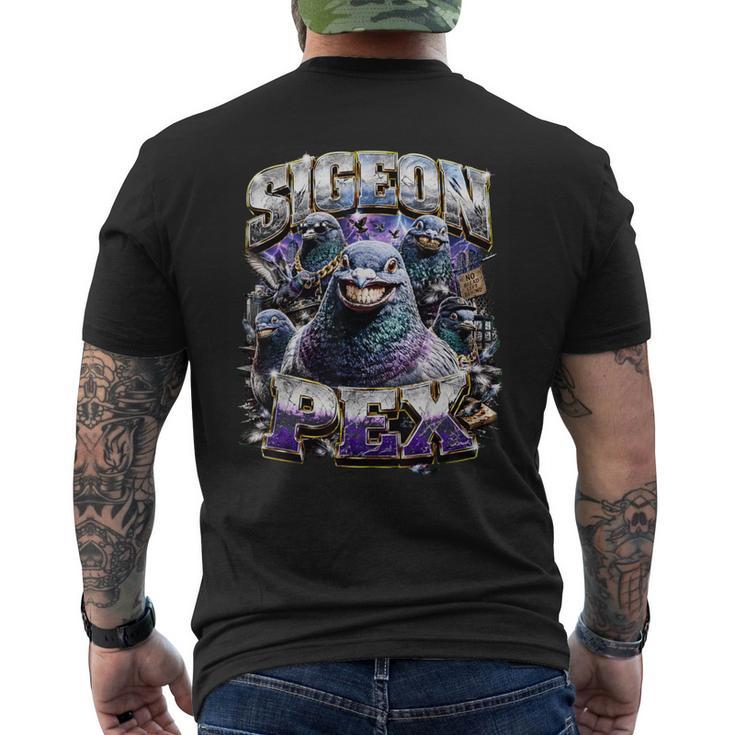 Sigeon Pex Ist Das Beste Lustige Gen Alpha Pigeon Meme T-Shirt mit Rückendruck