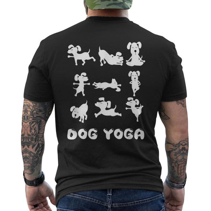 Süßer Yoga Hund Meditation Haustier Hundebesitzer T-Shirt mit Rückendruck