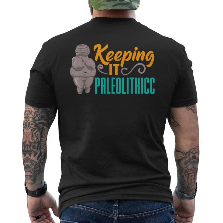 Venus De Willendorf Fertilidad Diosa Thicc Juego De Palabras Paleolítico Camiseta Hombre Estampado Espalda