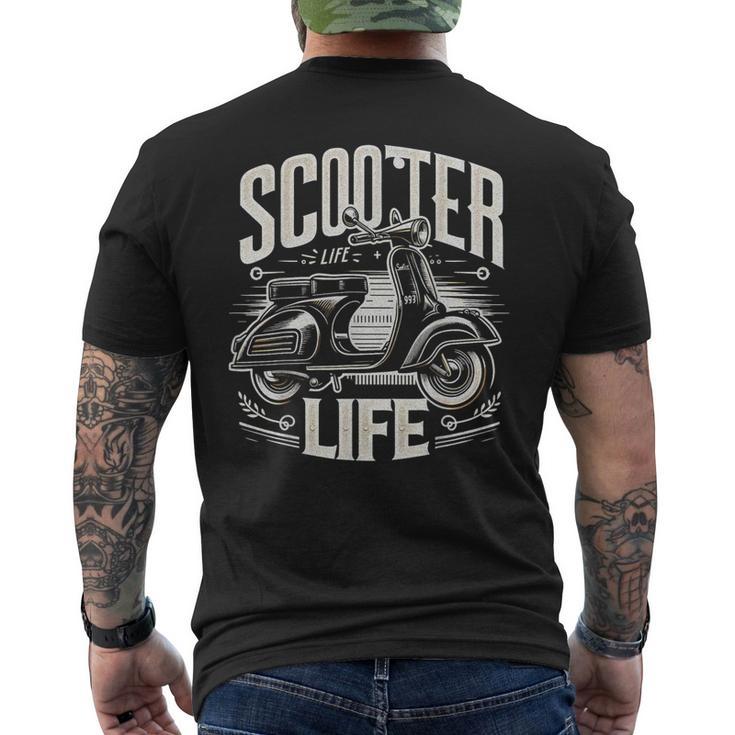 Vintagecooter Life Classic Cyclomoteurélo De Routecoot Italien T-shirt imprimé au dos