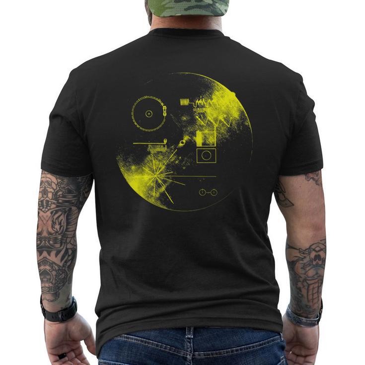 Voyager Golden Record Nasa 1977 Camiseta Hombre Estampado Espalda