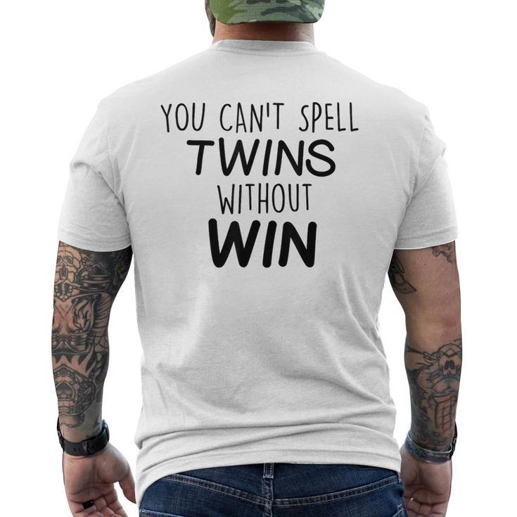 Cadeau Pour Jumeaux Etœurs Jumeaux Etœurs T-shirt imprimé au dos