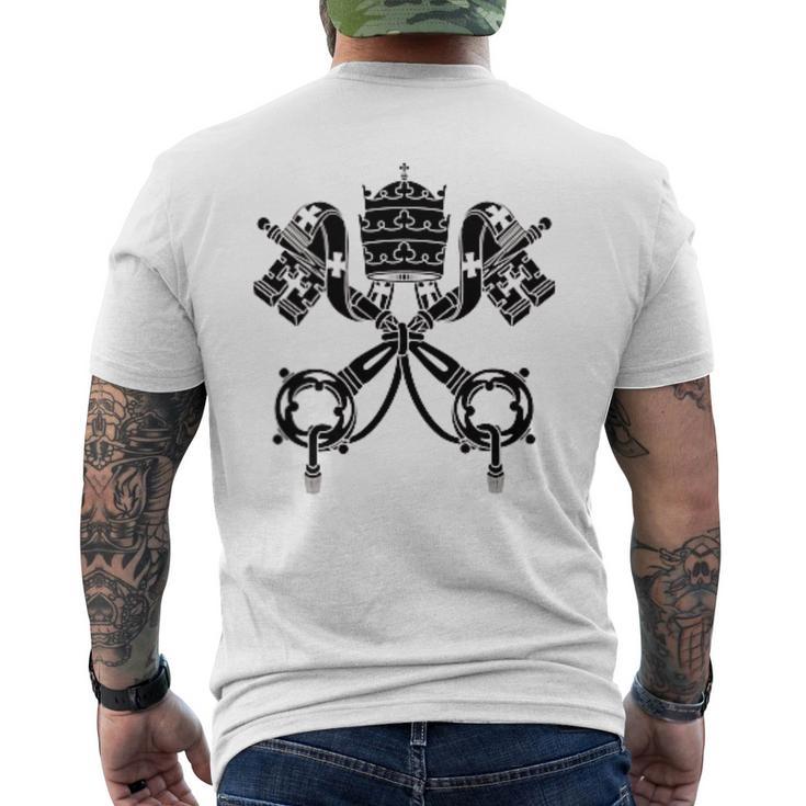 Ciudad Delaticano Estado Cruz Tejasímboloantaede Camiseta Hombre Estampado Espalda