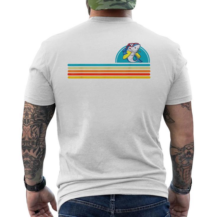 Rétro Coucher Deoleilurf Dessin Animé Requin T-shirt imprimé au dos