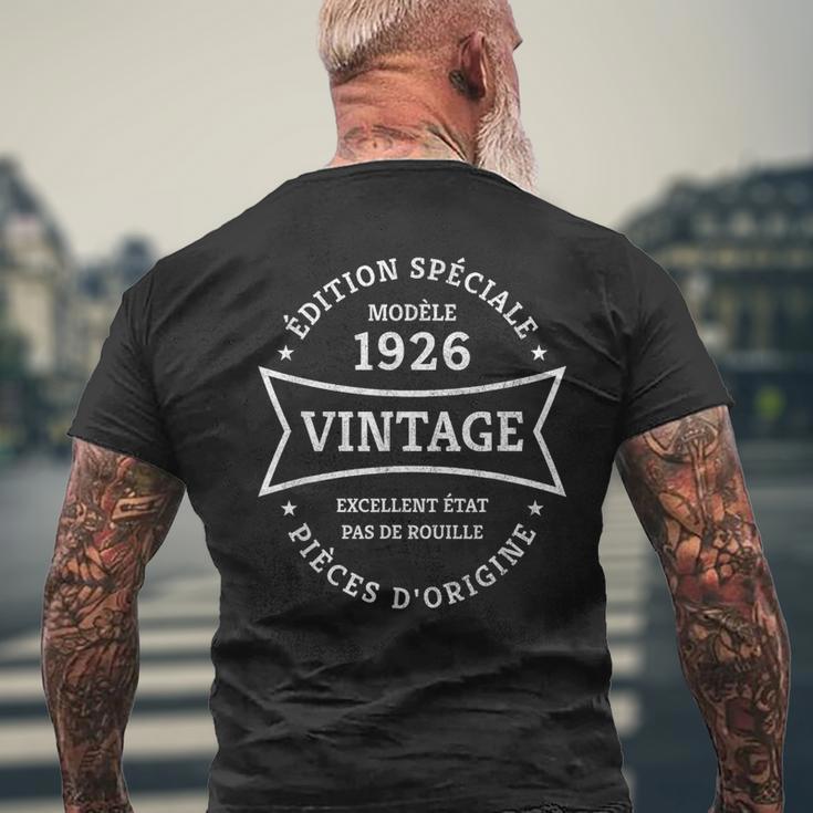 100E Anniversaire Né En 1926 intage 100 Ans T-shirt imprimé au dos Cadeaux pour les vieillards