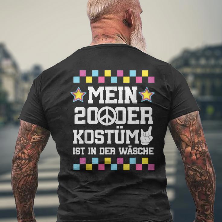 2000Er Outfit Damen 2000Er Geschenke Herren Retro Party Chwarz Erwachsene T-Shirt mit Rückendruck Geschenke für alte Männer