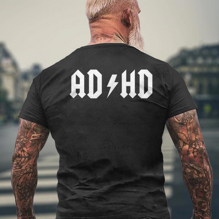 Adhs Rockt Adhs Ist Eineuperkraft T-Shirt mit Rückendruck Geschenke für alte Männer