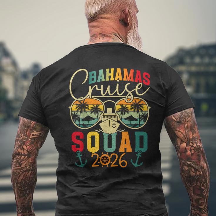 Bahamas Cruise Squad 2026 Family Matching Group Vacation Men's T-shirt Back Print Gifts for Old Men