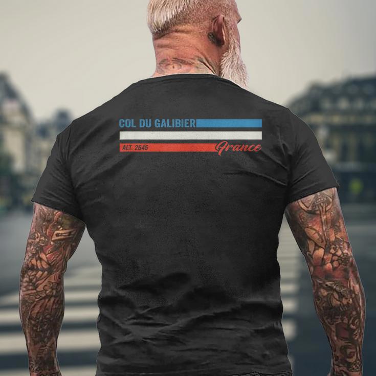 Col Du Galibier Radsport Fahrradouvenir T-Shirt mit Rückendruck Geschenke für alte Männer