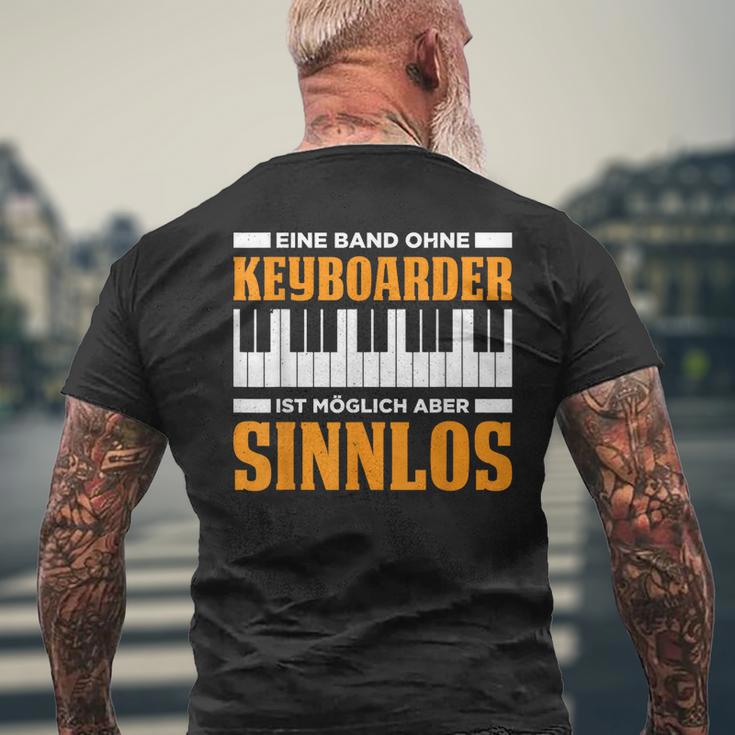 Eine Band Ohne Keyboarder Ist Möglich Aberinnlos T-Shirt mit Rückendruck Geschenke für alte Männer