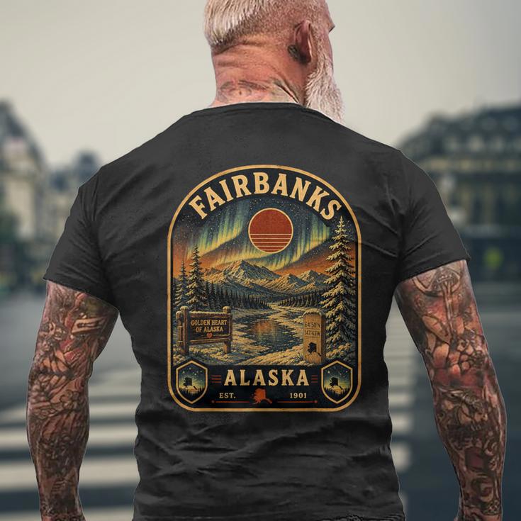 Fairbanks Alaskaoyageintage Alaskaoyage T-shirt imprimé au dos Cadeaux pour les vieillards