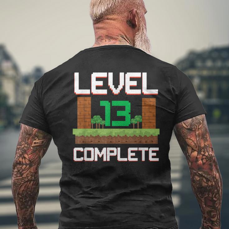 Gamer Kinder 13 Geburtstag Jungen 13 Jahre Level Complete T-Shirt mit Rückendruck Geschenke für alte Männer