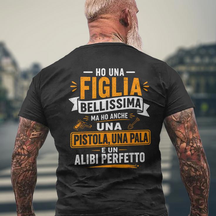 Ho Una Figlia Bellissima E Anche Un Alibi Perfetto Per Papà T-shirt da uomo con stampa posteriore Regalos para ancianos