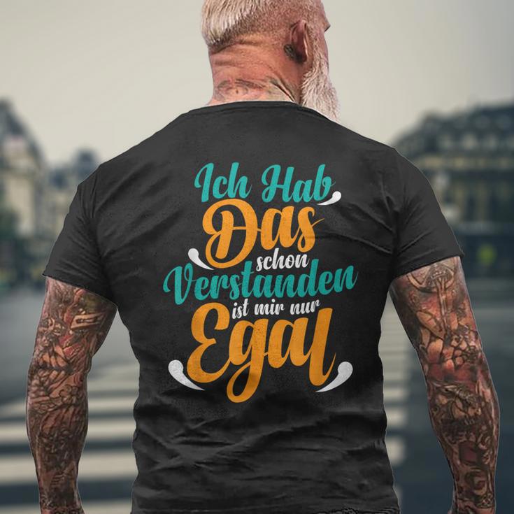 Lustigerpruch Ist Mir Egal Jugendlich Pubertät T-Shirt mit Rückendruck Geschenke für alte Männer