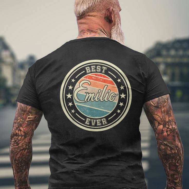 Meilleur Emilio Jamais Drôle Disant Prénom Emilio T-shirt imprimé au dos Cadeaux pour les vieillards