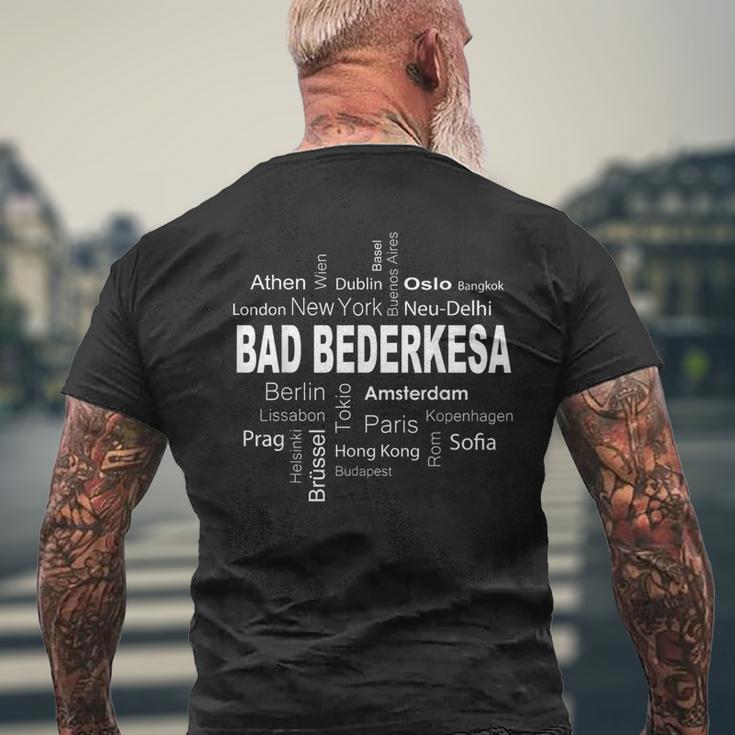 Mein Dorf Ist Mein Leben Bad Bederkesa New York Berlin Meine Hauptstadt T-Shirt mit Rückendruck Geschenke für alte Männer