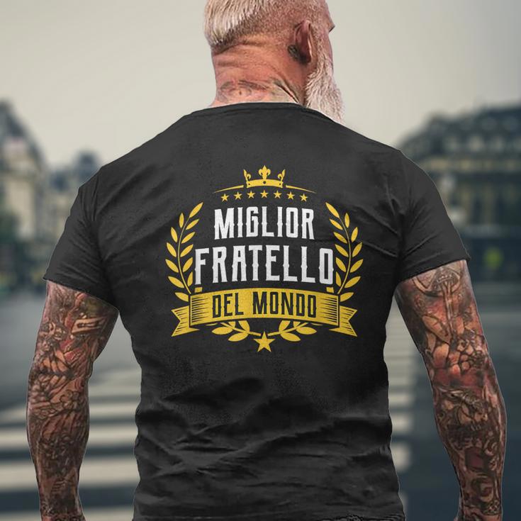 Miglior Fratello Del Mondouper Regalo Festa Del Papà T-shirt da uomo con stampa posteriore Regalos para ancianos