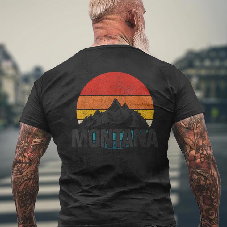 Montana Usa Amériqueintageouvenir T-shirt imprimé au dos Cadeaux pour les vieillards
