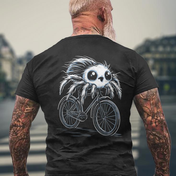 Motivpringspinnenliebhaber Fahrrad T-Shirt mit Rückendruck Geschenke für alte Männer