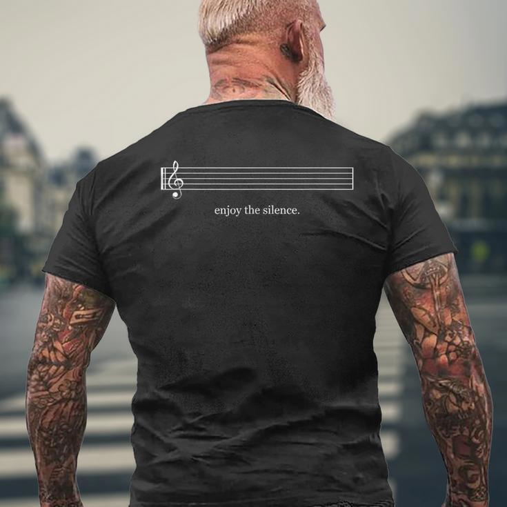 Musicien Enjoy Theilence Clé Deol T-shirt imprimé au dos Cadeaux pour les vieillards