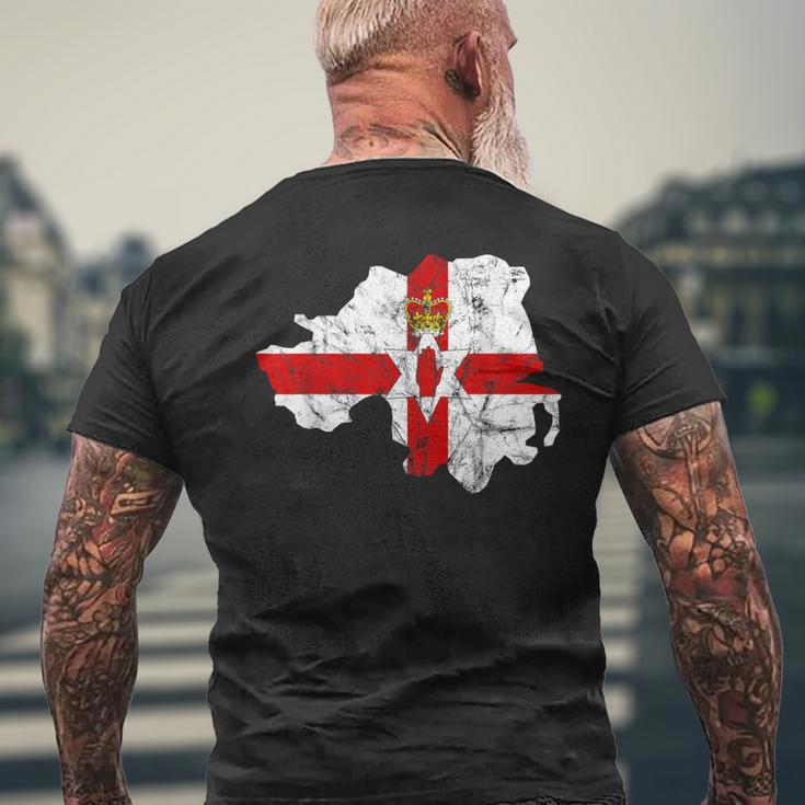 Nordirland Flagge Nordirland Reise Nordirland T-Shirt mit Rückendruck Geschenke für alte Männer