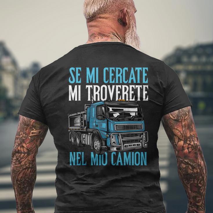 Papà Uomo Divertente Camionista Camion Camionisti Regalo T-shirt da uomo con stampa posteriore Regalos para ancianos
