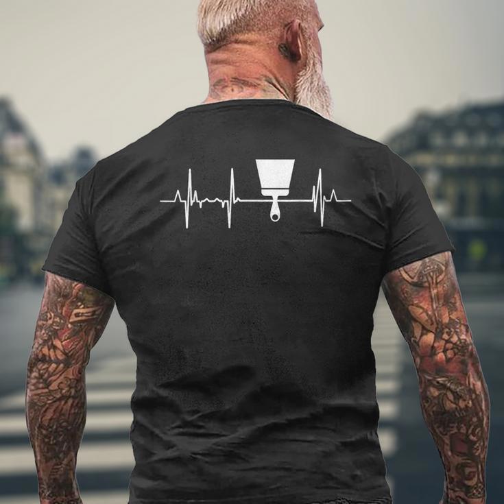 Peintre De Battements De Cœur T-shirt imprimé au dos Cadeaux pour les vieillards