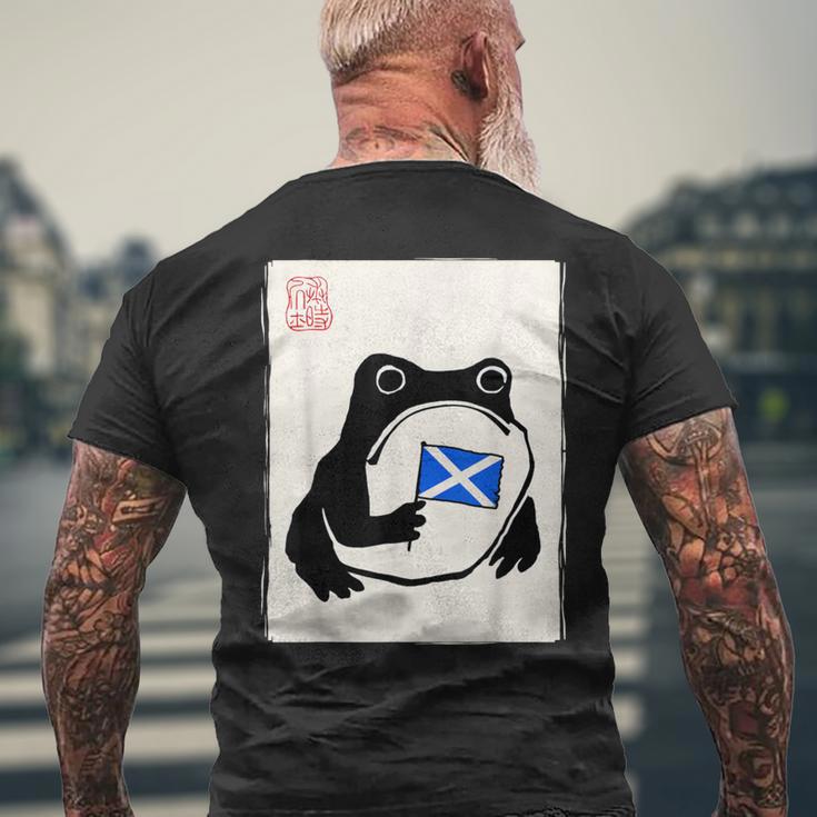 Schottische Flagge Herren Damen Kinderchottland T-Shirt mit Rückendruck Geschenke für alte Männer