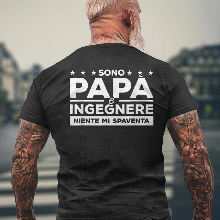 Sono Papà E Ingegnere Niente Mipaventa T-shirt da uomo con stampa posteriore Regalos para ancianos