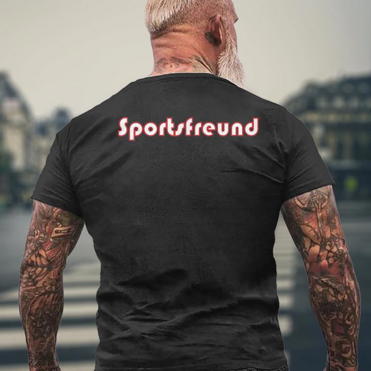 Sportsfreundport Freund T-Shirt mit Rückendruck Geschenke für alte Männer