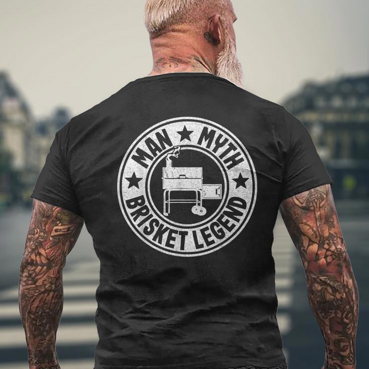 Uomo Mito Brisket Leggenda Papà Barbecue Grigliare Carne Fumo T-shirt da uomo con stampa posteriore Regalos para ancianos