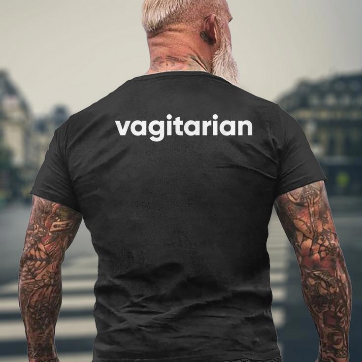 Vagitarian T-shirt imprimé au dos Cadeaux pour les vieillards