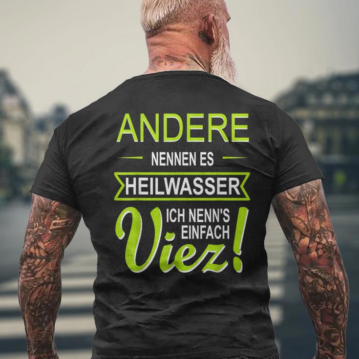 Viez Apfelweinon Der Mosel Trier Heilwasser Istiez T-Shirt mit Rückendruck Geschenke für alte Männer