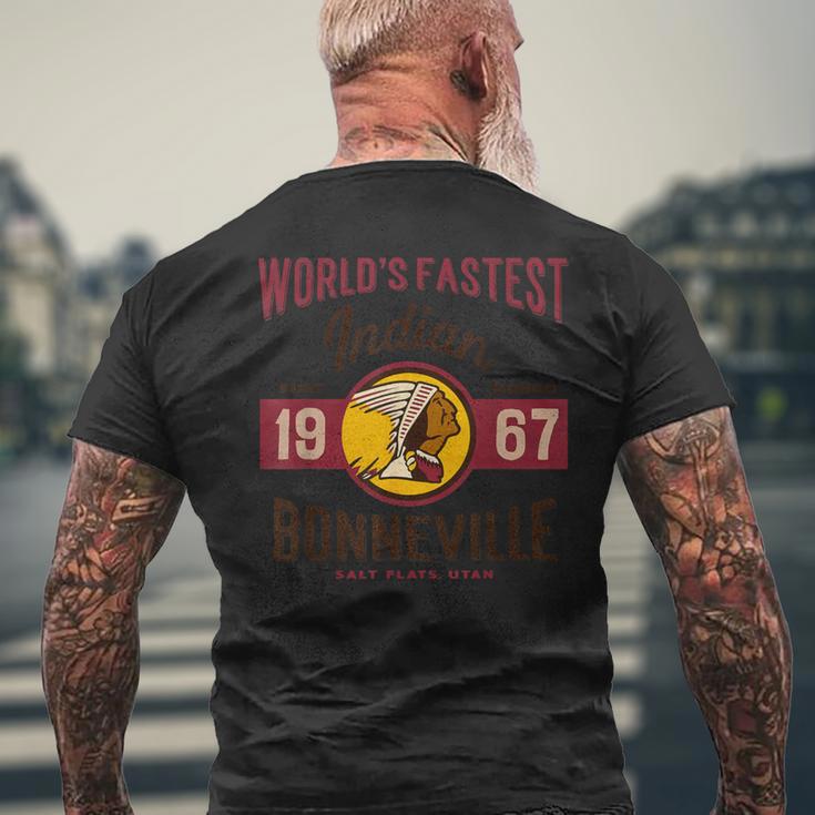 Vintage Para Motocicleta Utahalt Flats Bonneville Race Camiseta Hombre Estampado Espalda Regalos para ancianos