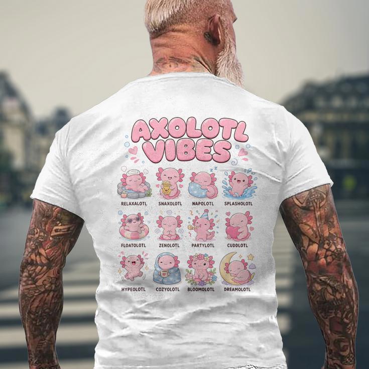 Axolotlibes Relaxalotl Napolotl Mignon Kawaii Jeu De Mots T-shirt imprimé au dos Cadeaux pour les vieillards