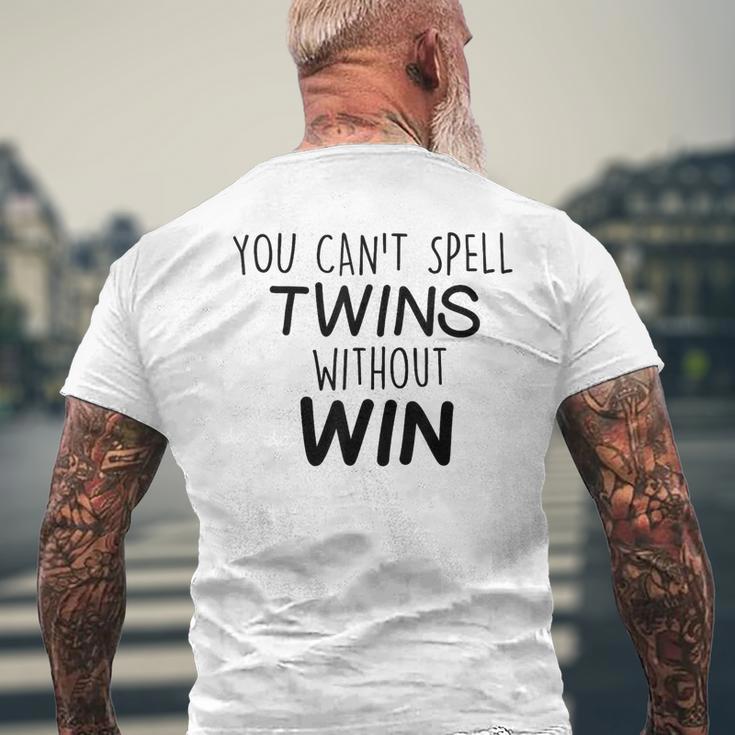 Cadeau Pour Jumeaux Etœurs Jumeaux Etœurs T-shirt imprimé au dos Cadeaux pour les vieillards