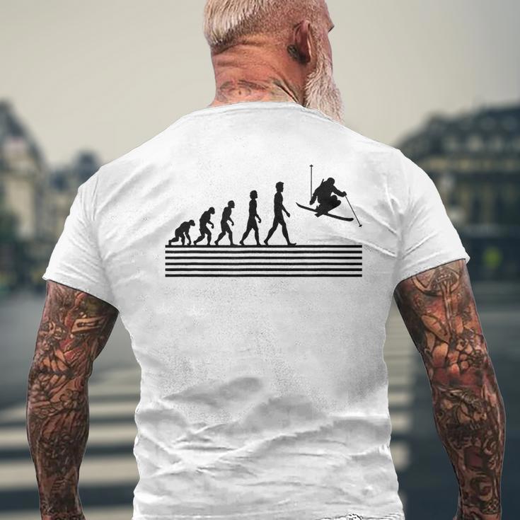Evolution Dukityle Rétro Évolution Humaine T-shirt imprimé au dos Cadeaux pour les vieillards