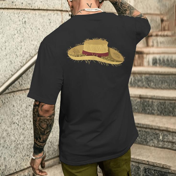 Chapeau De Paille D'étéacances Naturel T-shirt imprimé au dos Cadeaux pour lui
