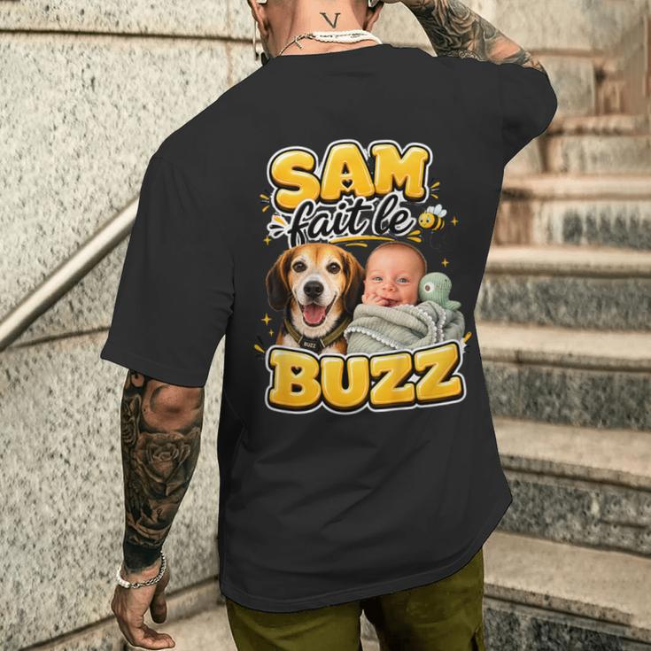Enfantam Fait Le Buzz Avecon Beagle Et Dinosaure T-shirt imprimé au dos Cadeaux pour lui