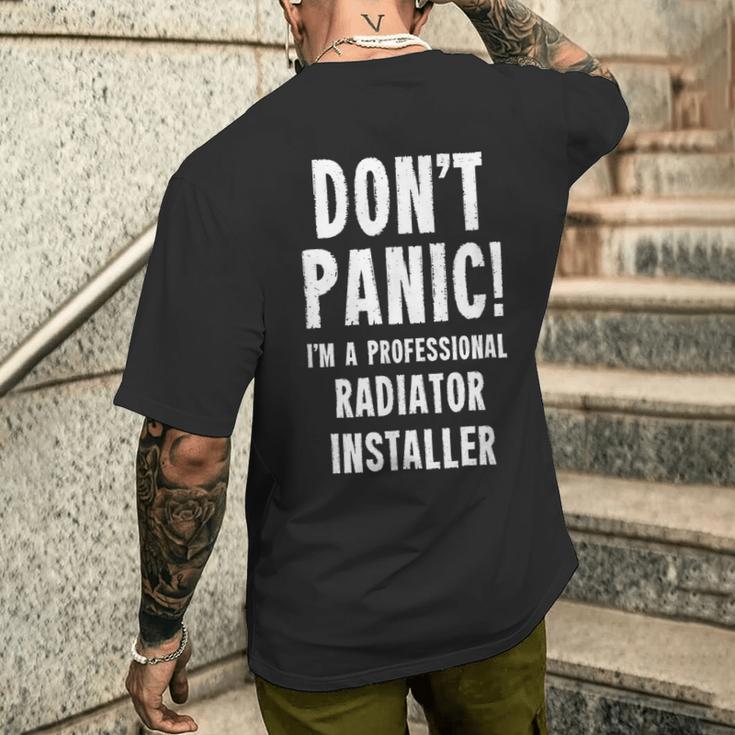 Installateur De Radiateur T-shirt imprimé au dos Cadeaux pour lui