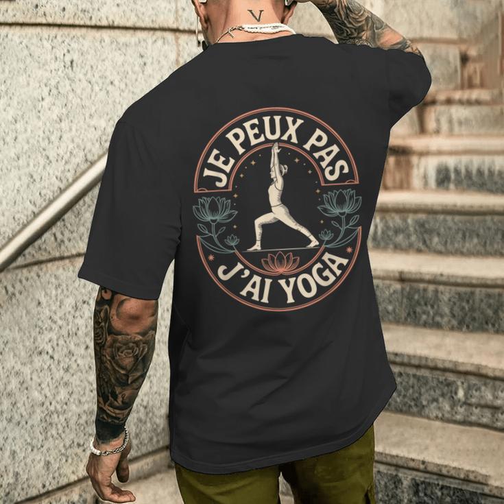 Je Peux Pas J'ai Yoga Lotus Fleur T-shirt imprimé au dos Cadeaux pour lui