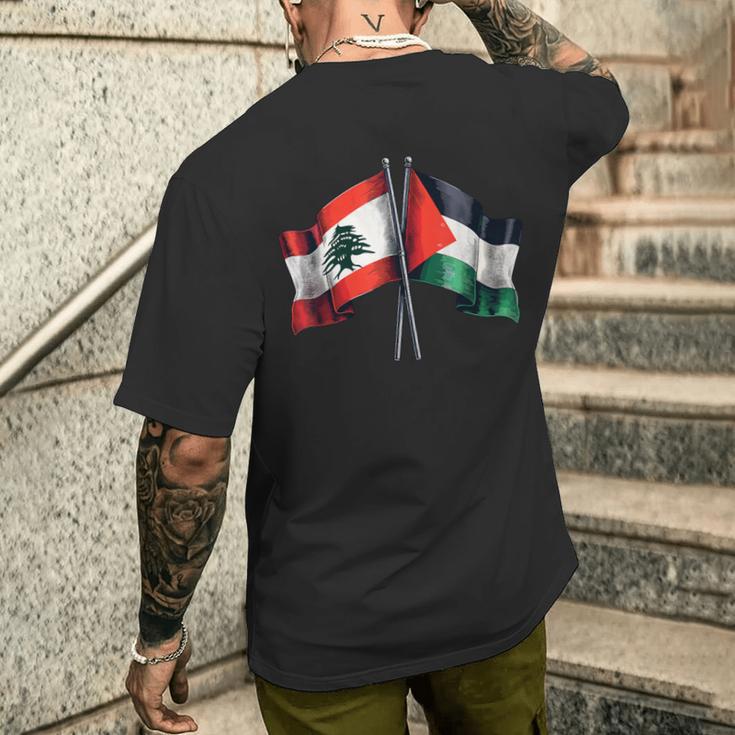 Libanon Palästina T-Shirt mit Rückendruck Geschenke für Ihn