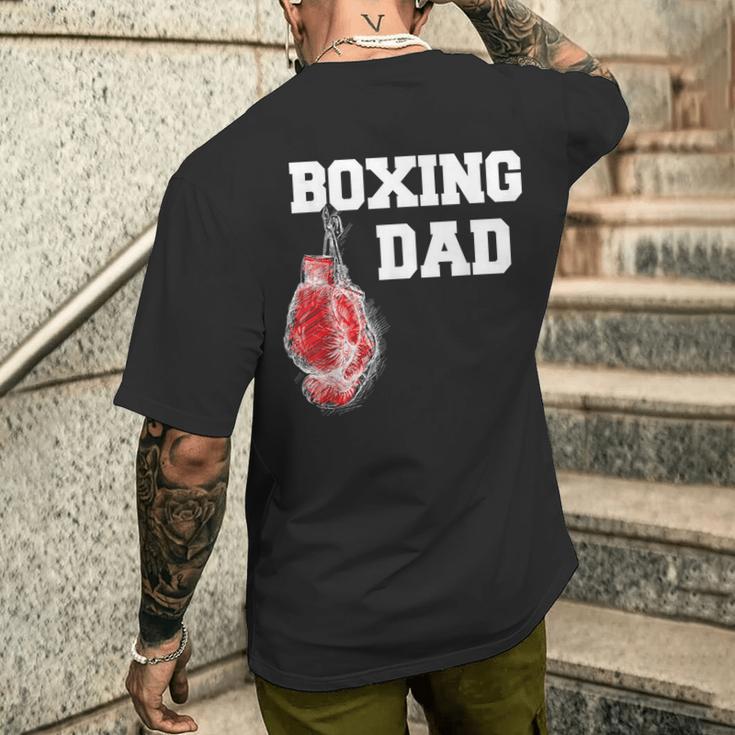 Papá Boxeador Padre Boxeador Camiseta Hombre Estampado Espalda Regalos para él