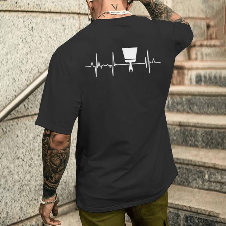 Peintre De Battements De Cœur T-shirt imprimé au dos Cadeaux pour lui