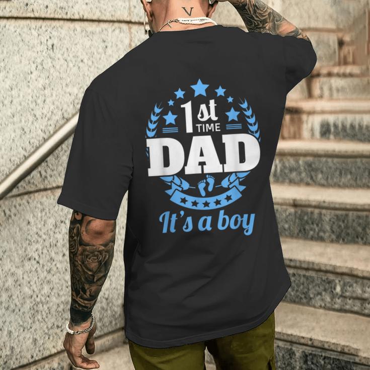 Primaolta Papà Gravidanza Promosso A Padre È Un Maschio T-shirt da uomo con stampa posteriore Regalos para él