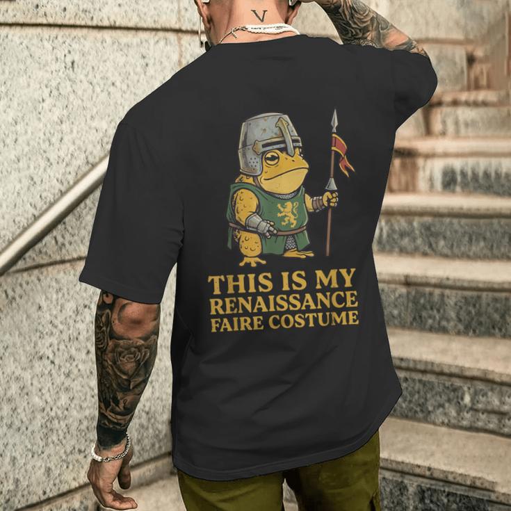 This Is My Renaissance Faire Costume Men's T-shirt Back Print Gifts for Him