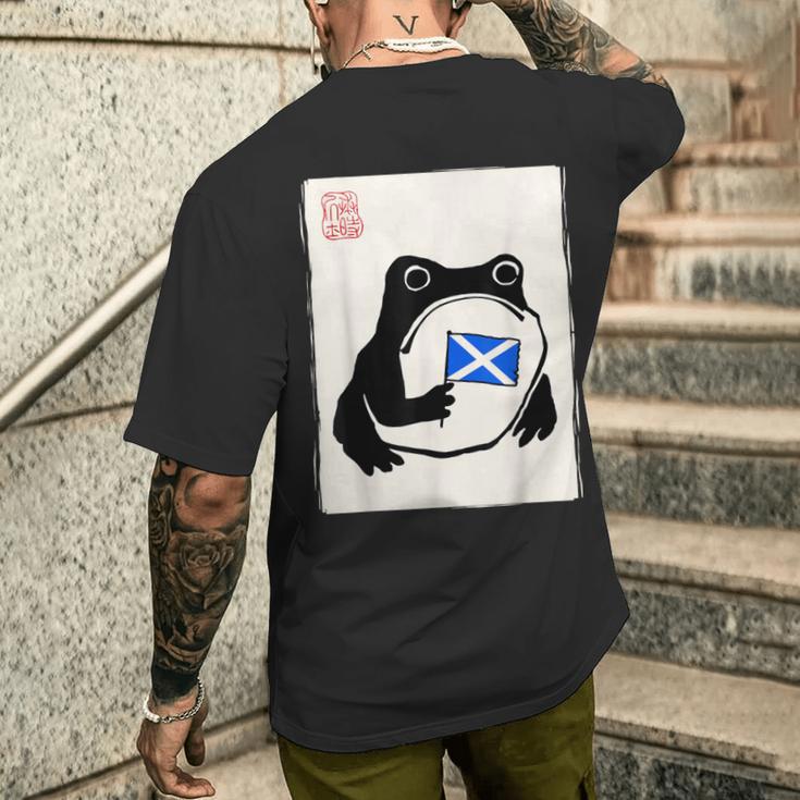 Schottische Flagge Herren Damen Kinderchottland T-Shirt mit Rückendruck Geschenke für Ihn